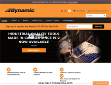 Tablet Screenshot of dynamictoolsusa.com